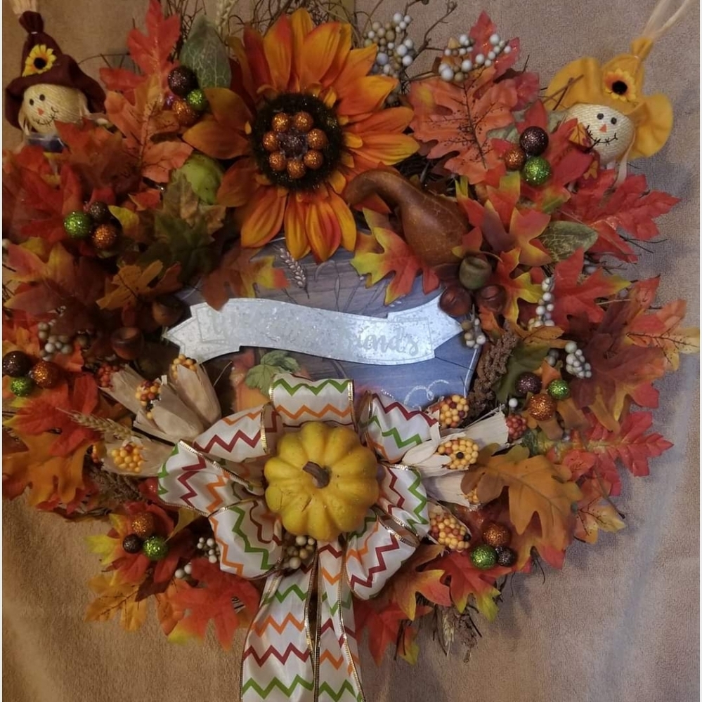 Holiday Wreath (1 of a kind)